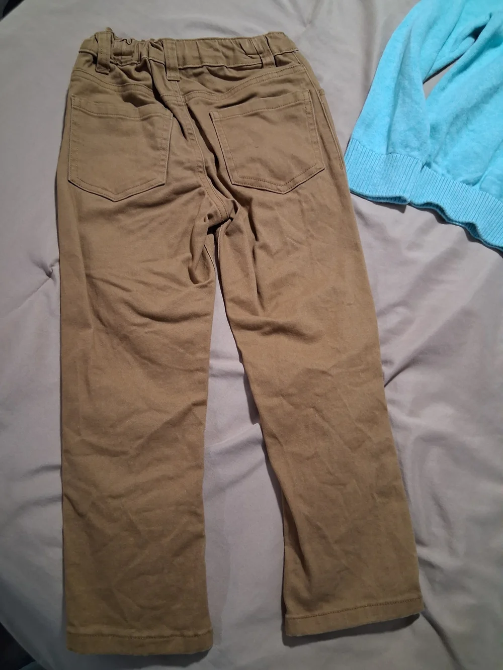 The Children's Place Mint Green Sweater Garanimals Tan Pants Boys Casual Set 4T